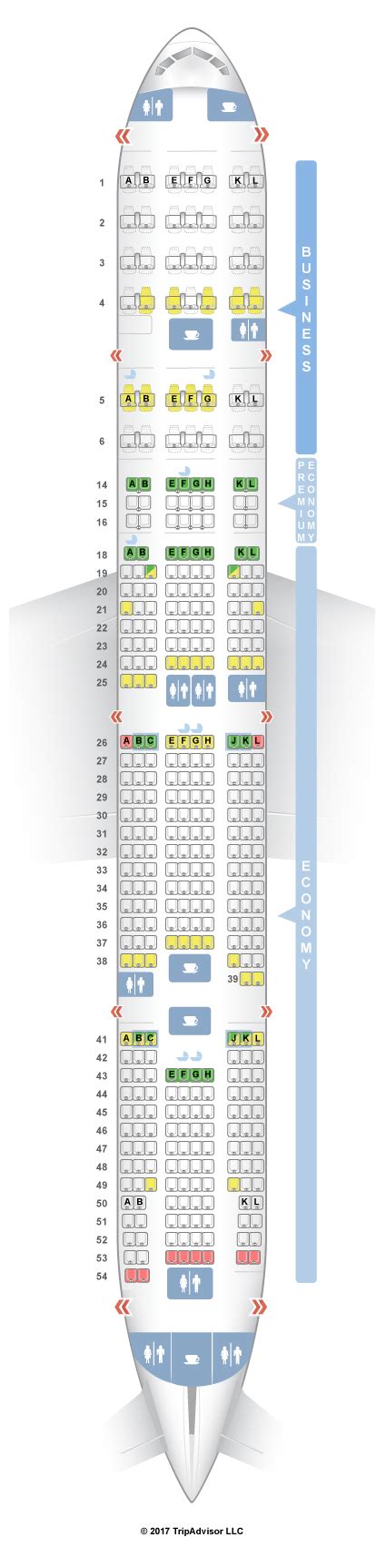 air france 777-300er seat map